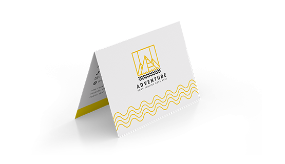 custom printing services for Folded Name Cards
