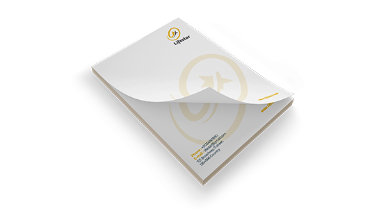 custom printing services for Notepads without Cover