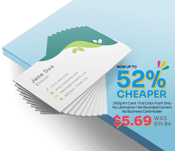 custom printing services for Standard Name Cards