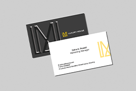 Spot Varnish Business Cards Image
